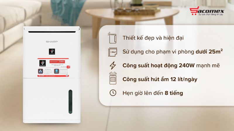 Top máy lọc không khí và hút ẩm Sharp đáng mua