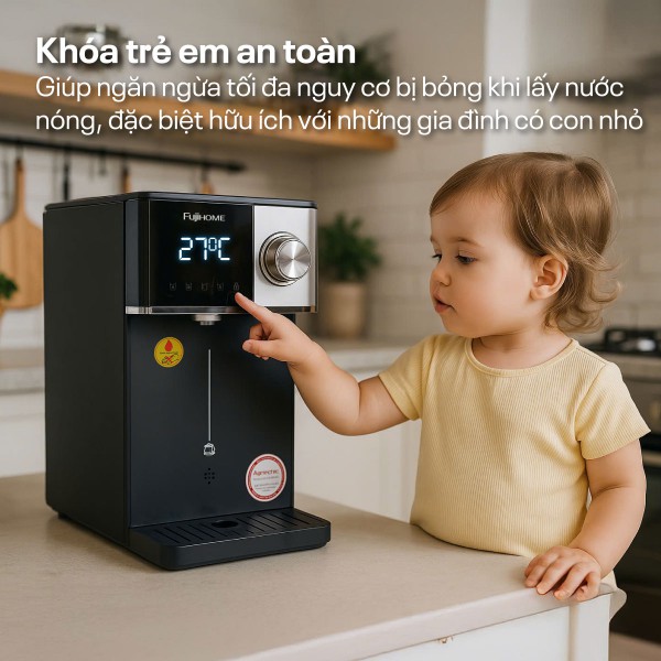Đặc điểm nổi bật của máy lọc nước RO nóng lạnh Fujihome WP302C
