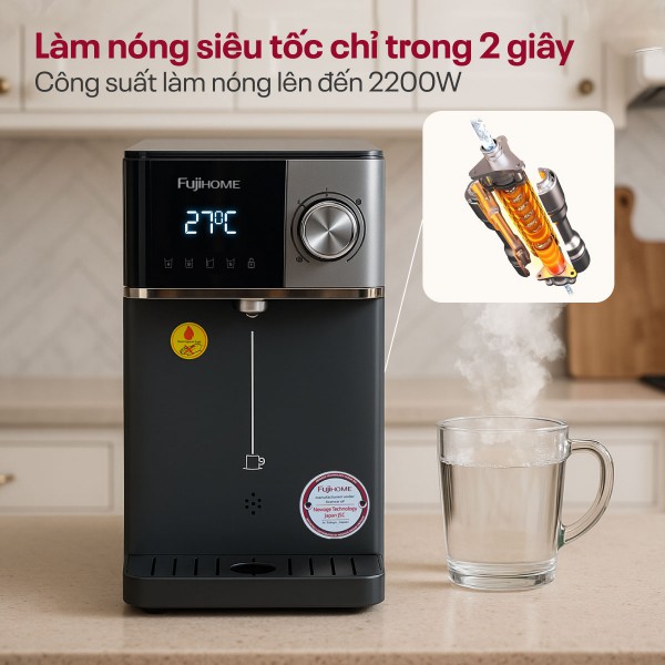Lý do nên chọn máy lọc nước RO nóng lạnh Fujihome WP302C