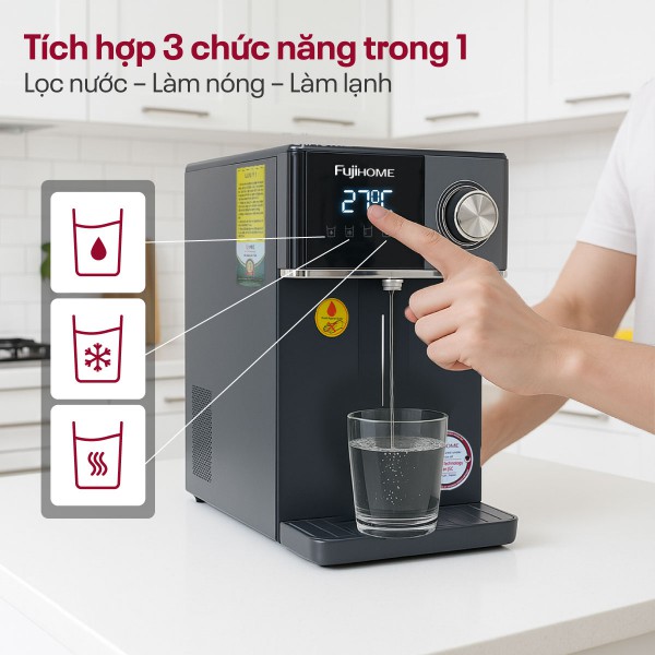 Đặc điểm nổi bật của máy lọc nước RO nóng lạnh Fujihome WP302C