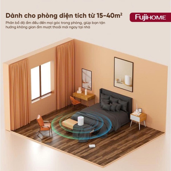 Cách sử dụng máy phun sương tạo ẩm, xông tinh dầu Fujihome HM05A và lưu ý quan trọng