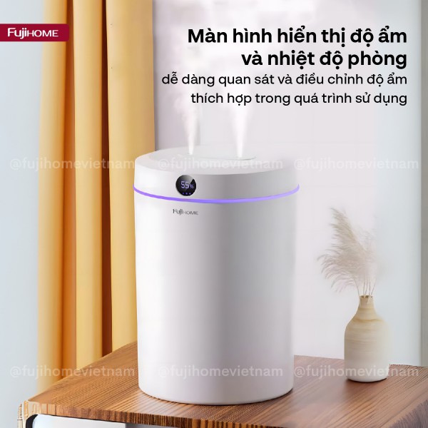Đặc điểm nổi bật của máy phun sương tạo ẩm, xông tinh dầu Fujihome HM05B
