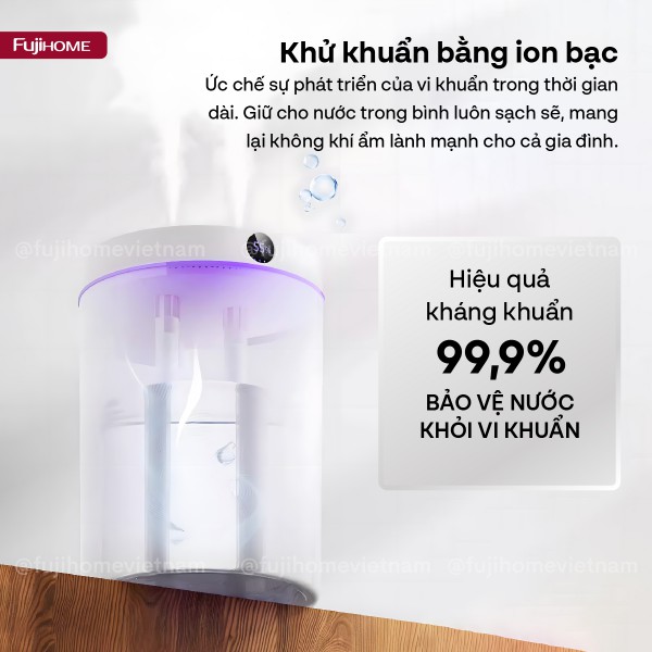 Đặc điểm nổi bật của máy phun sương tạo ẩm, xông tinh dầu Fujihome HM05B