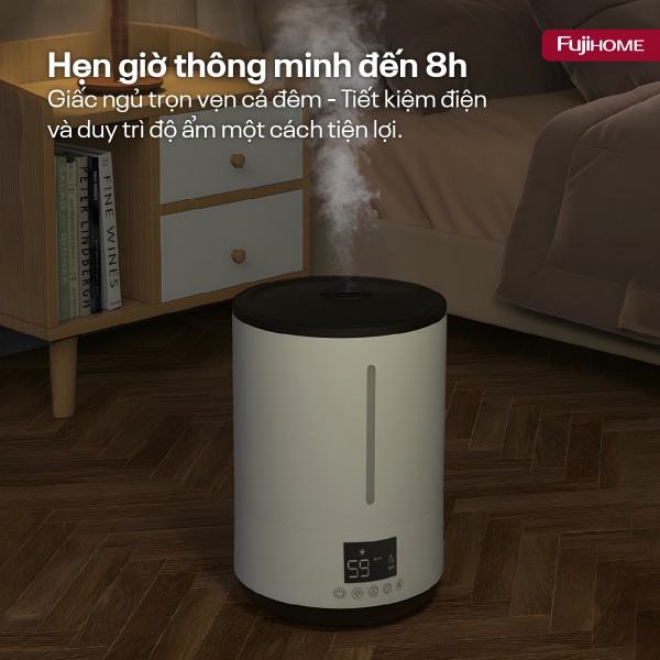 Đặc điểm nổi bật của máy phun sương tạo ẩm, xông tinh dầu Fujihome HM06E