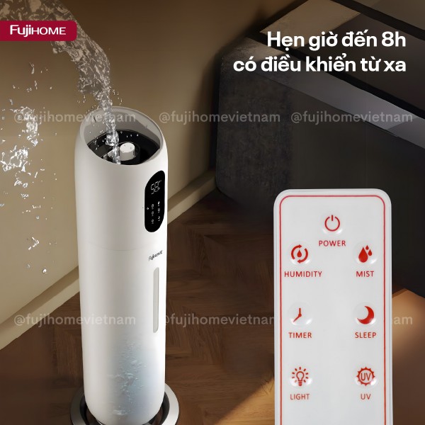 Đặc điểm nổi bật của máy tạo ẩm, xông tinh dầu, khử khuẩn UV Fujihome HM10UV