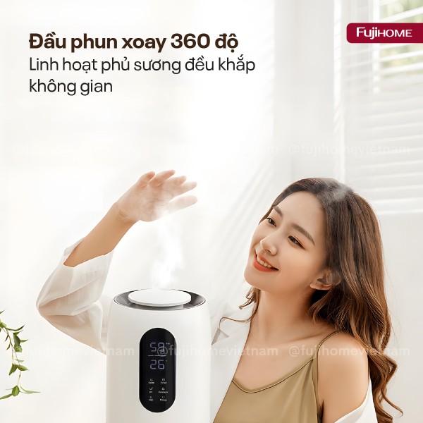 Đặc điểm nổi bật của máy tạo ẩm, xông tinh dầu, khử khuẩn UV Fujihome HM10UV