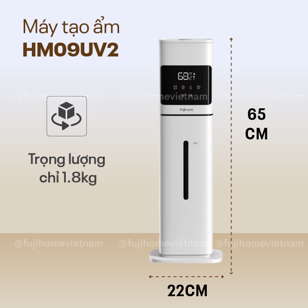 Đặc điểm nổi bật của máy tạo ẩm, xông tinh dầu, khử khuẩn UV Fujihome HM09UV2