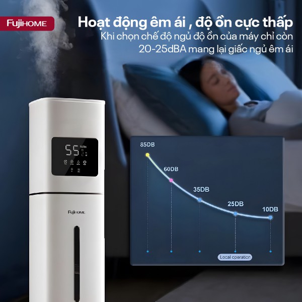 Đặc điểm nổi bật của máy tạo ẩm, xông tinh dầu, khử khuẩn UV Fujihome HM09UV2