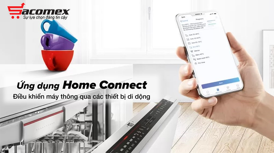 Đặc điểm nổi bật máy rửa bát Bosch âm toàn phần SMV4HCX48E