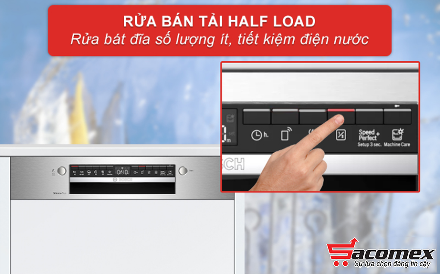  Đặc điểm nổi bật của máy rửa bát Bosch bán âm SMI4HCS48E