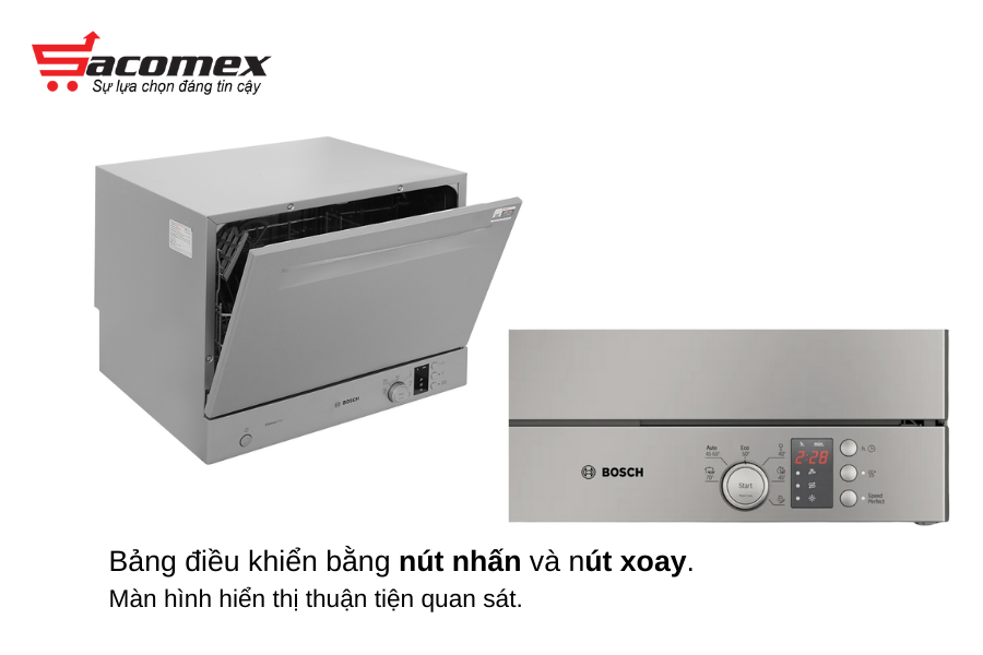Giới thiệu tổng quan máy rửa bát Bosch độc lập SKS62E38EU