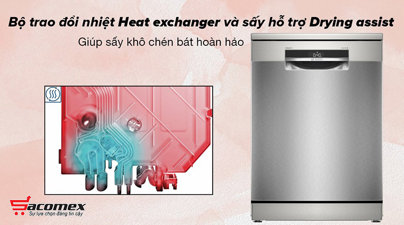 Tính năng tiện ích và đặc điểm nổi bật của máy rửa bát Bosch độc lập SMS4EMI06E