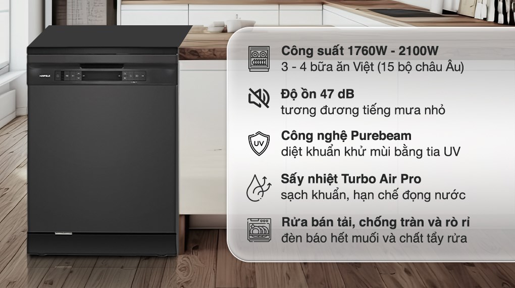 Các dòng máy rửa chén độc lập bán chạy hiện nay