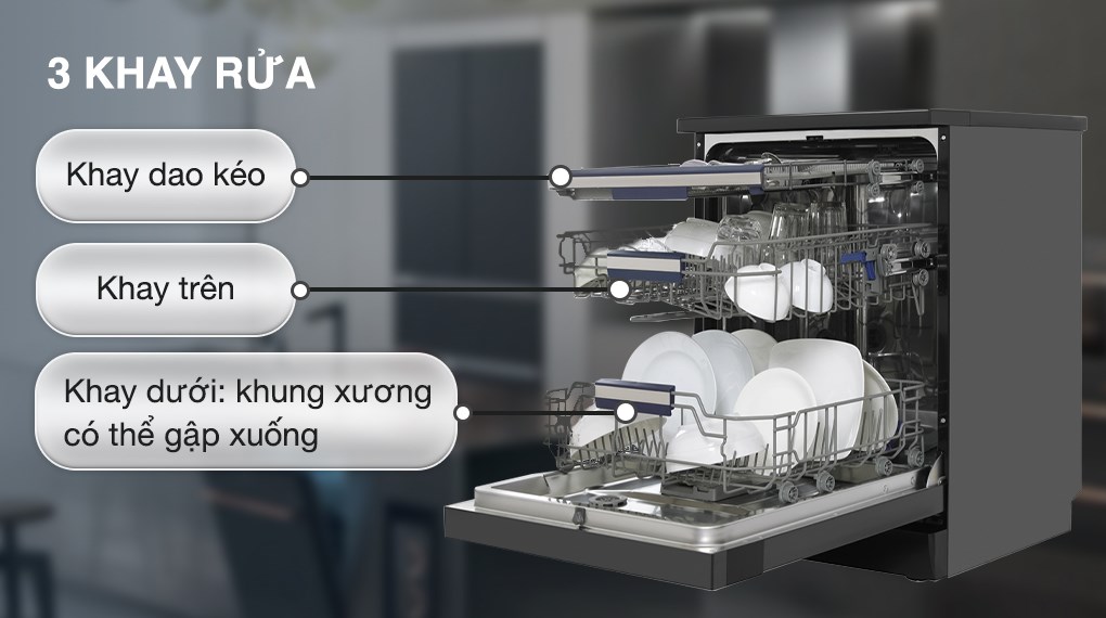 Máy rửa chén độc lập Hafele HDW-F605B (535.29.660)