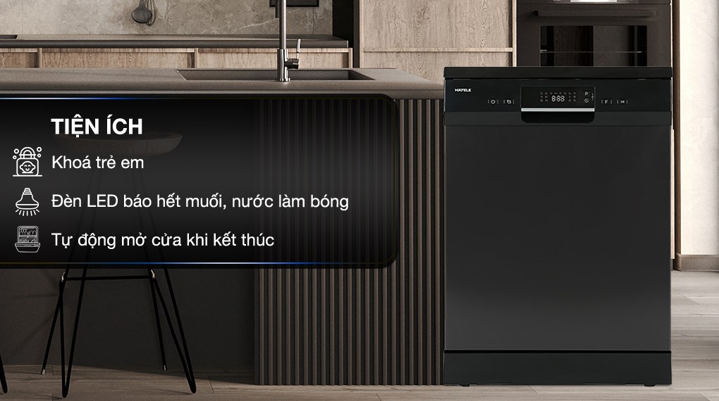   Các dòng máy rửa chén Hafele phổ biến hiện nay