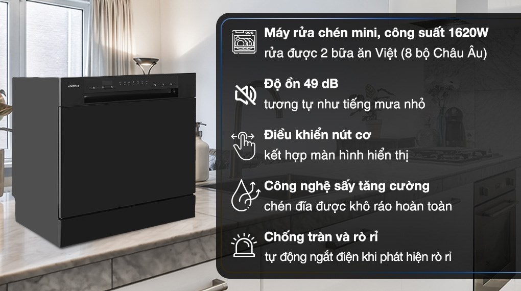 Máy rửa chén bát Hafele