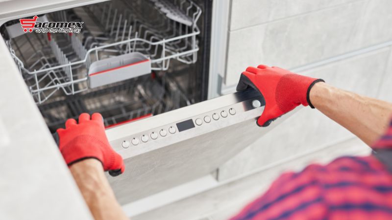 Chuẩn bị trước khi sử dụng máy rửa chén