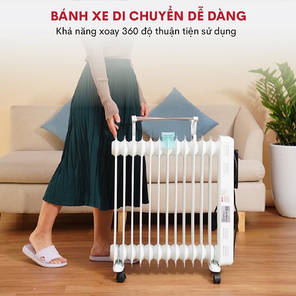 Máy sưởi dầu Fujihome OH8613