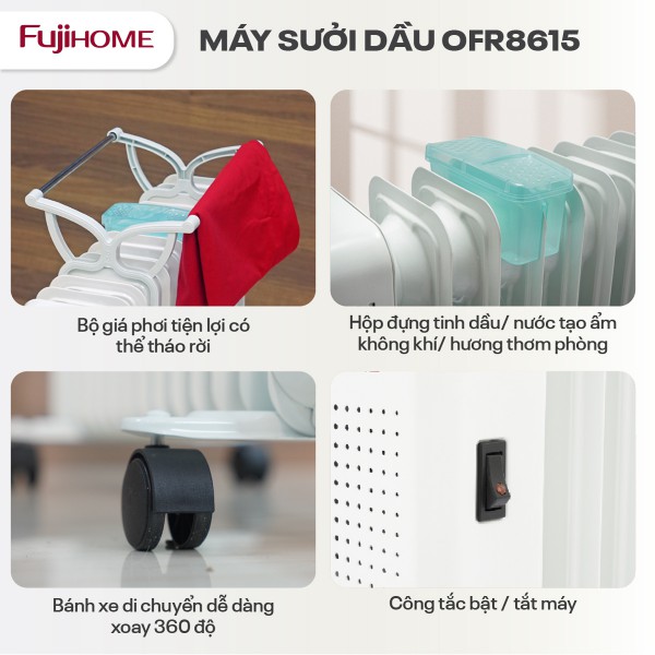 Hướng dẫn chọn mua máy sưởi Fujihome phù hợp