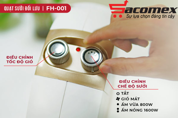 Ưu điểm nổi bật của quạt sưởi mini Fujihome FH-001