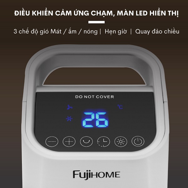 quạt sưởi gốm Ceramic để sàn FujiHome FH3000