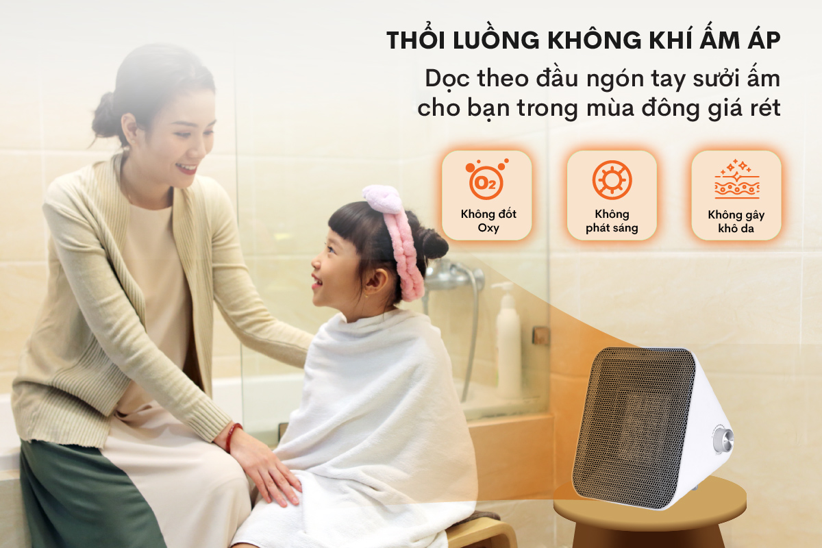 Top 7 máy sưởi mini cầm tay được yêu thích nhất hiện nay