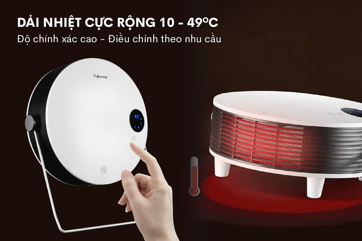 Quạt sưởi treo tường nhà tắm Fujihome FHB5000