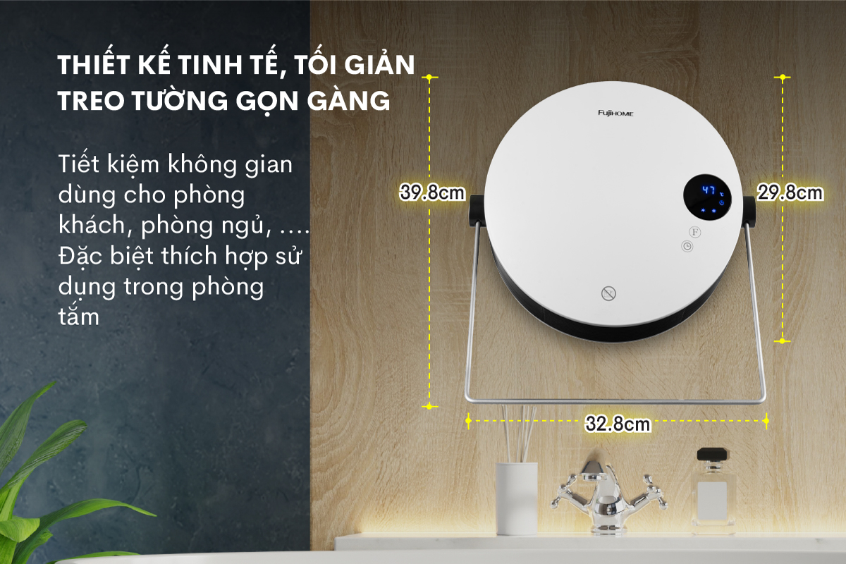Top 3 máy sưởi gốm nhà tắm an toàn, tiết kiệm điện cho mùa đông