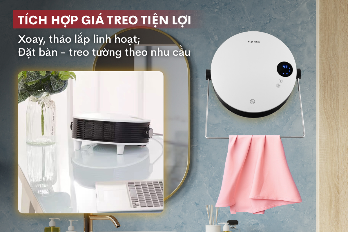 Top các mẫu máy sưởi gốm treo tường đáng mua nhất tại Đà Nẵng