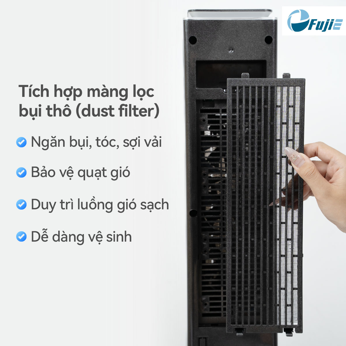 Đặc điểm nổi bật của máy sưởi gốm Fujie VH08