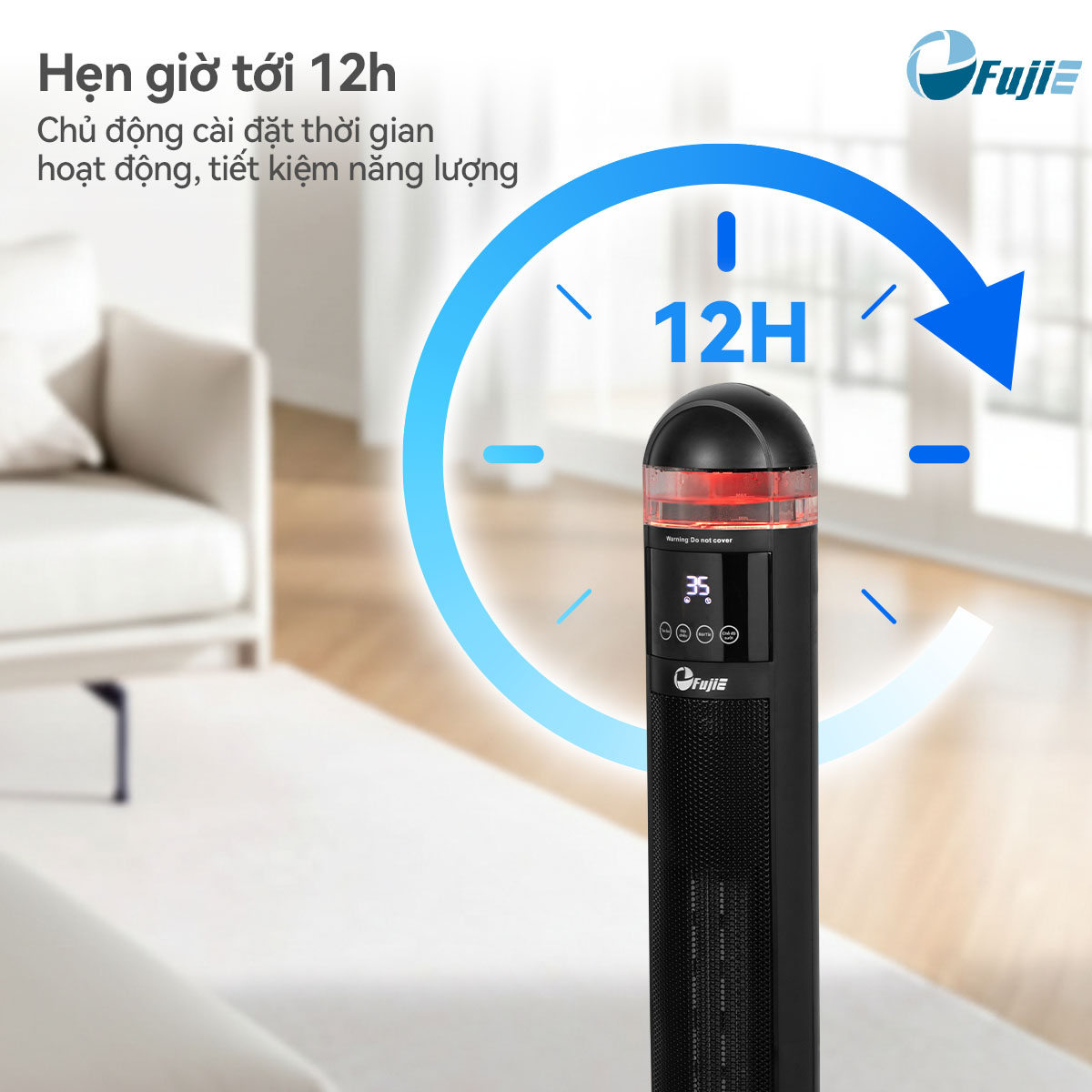 Đặc điểm nổi bật của máy sưởi gốm Fujie VH221