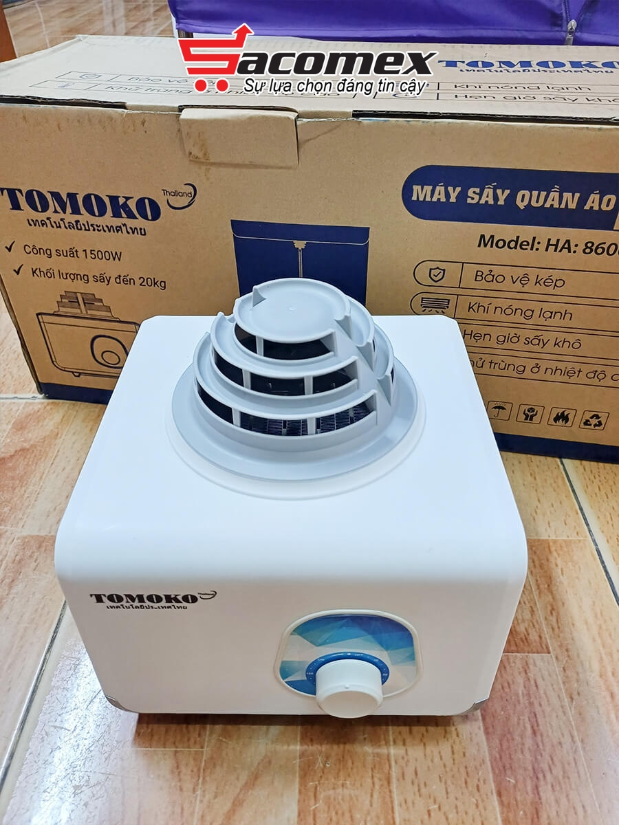 Công nghệ hiện đại trên tủ sấy quần áo TOMOKO HA 8600