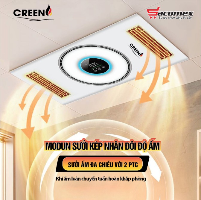 Các mẫu máy sưởi âm trần được ưa chuộng nhất 2024
