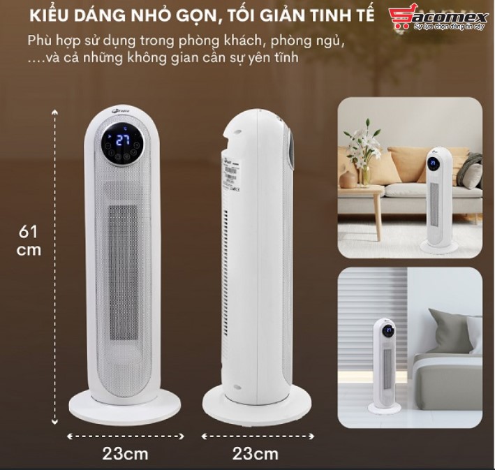 Top 10 máy sưởi gốm tốt nhất 2024