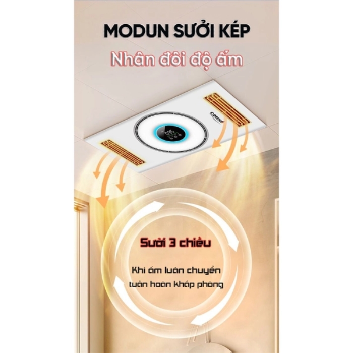 Các mẫu máy sưởi gốm Creen đáng mua nhất hiện nay