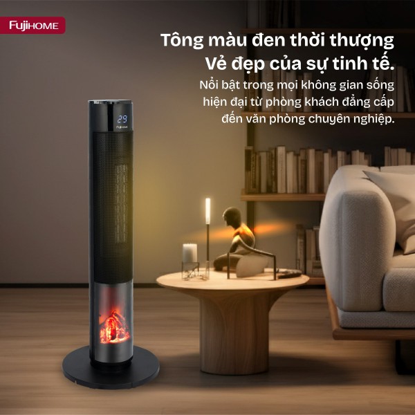 Đặc điểm nổi bật của quạt sưởi gốm Fujihome FH1950