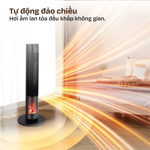 Đặc điểm nổi bật của quạt sưởi gốm Fujihome FH1950