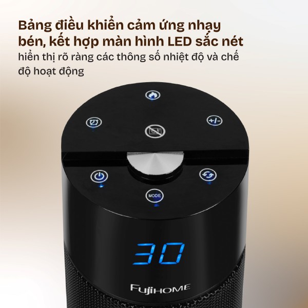 Đặc điểm nổi bật của quạt sưởi gốm Fujihome FH1950