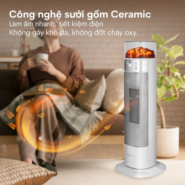Đặc điểm nổi bật của quạt sưởi gốm Fujihome FH3100E