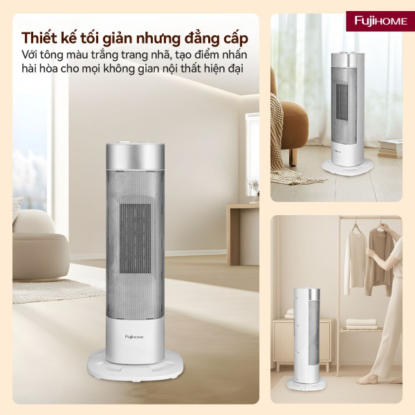 Đặc điểm nổi bật của quạt sưởi gốm Fujihome FH3100M
