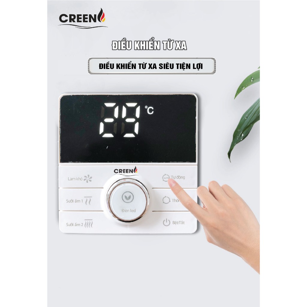 quạt sưởi nhà tắm thông minh CR-SMH636 Plus