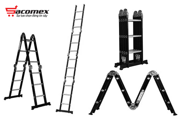 Thang nhôm gấp đa năng 4 đoạn Advindeq ADM10