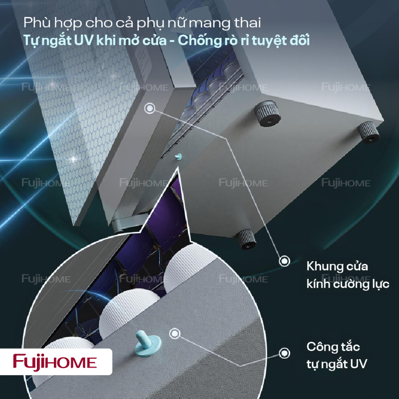 tủ sấy chén bát tiệt trùng Fujihome DD42