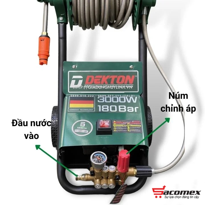 máy xịt rửa xe công nghiệp Dekton DK-CWR3000A