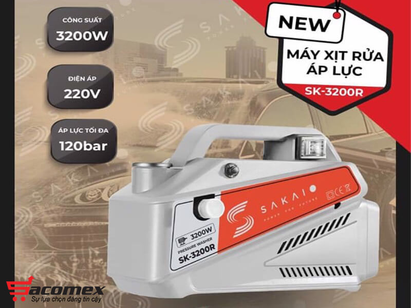 Máy xịt rửa xe Sakaio