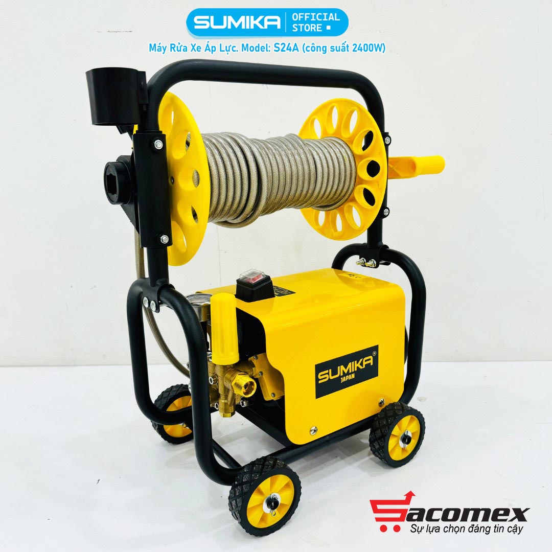 4 model máy bơm xịt rửa xe dành cho gia đình