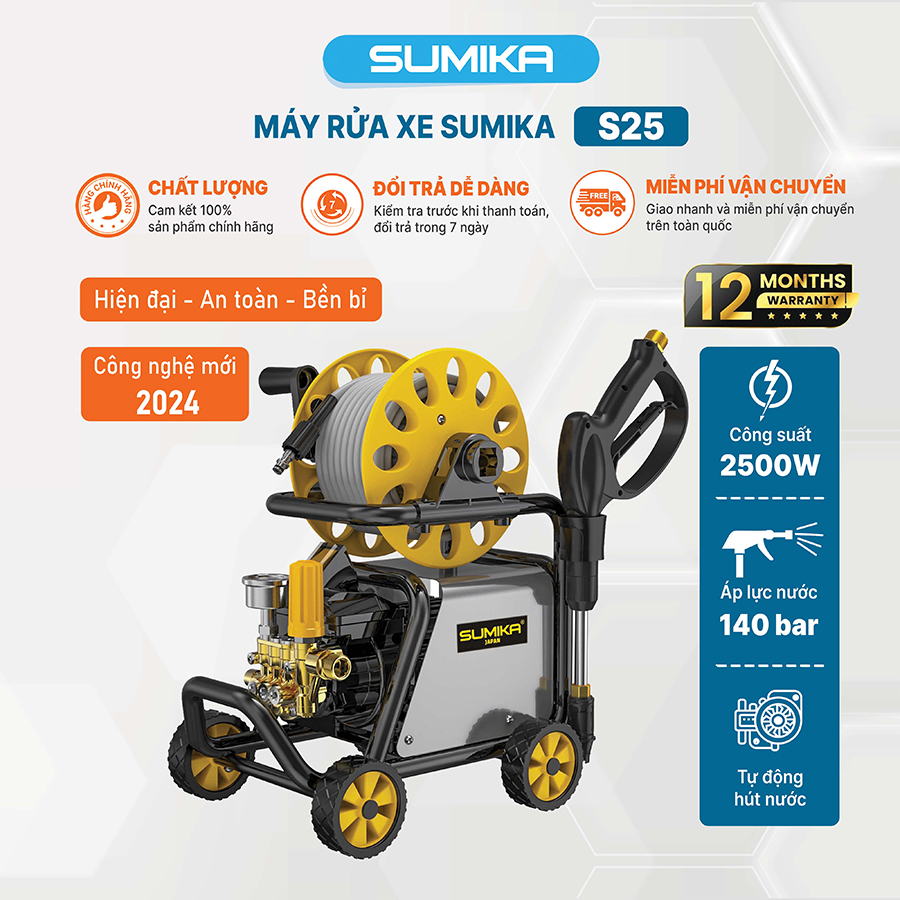 Đặc điểm nổi bật của máy rửa xe Sumika S25