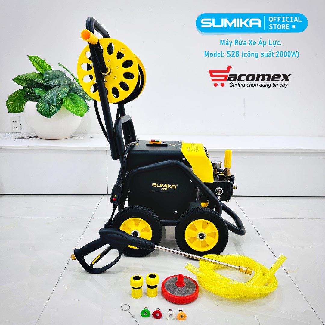 Review top 7 model máy xịt rửa xe đáng mua nhất tại Sacomex