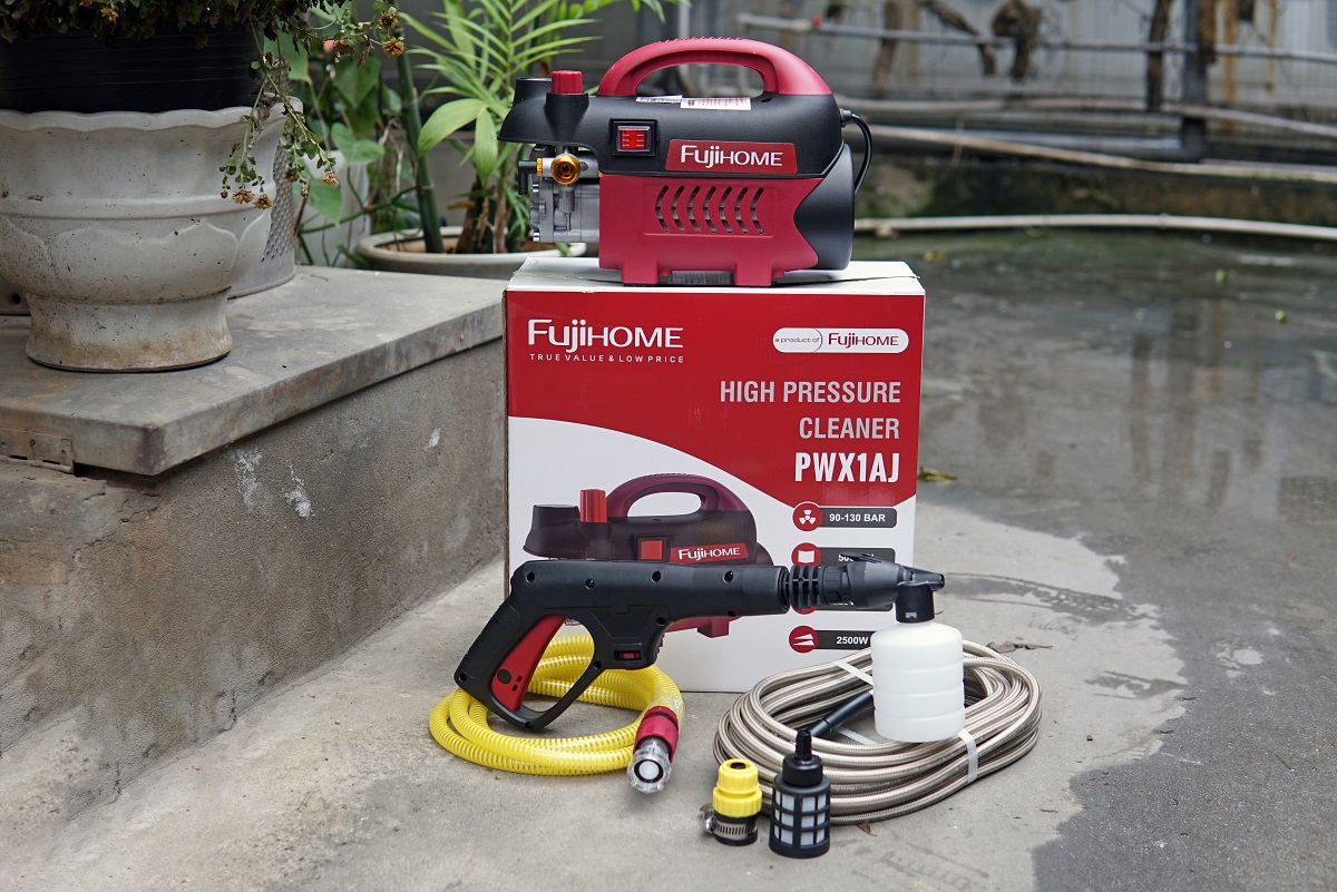 Cảnh báo an toàn khi sử dụng máy rửa xe mô tơ cảm ứng từ Fujihome PWX1AJ