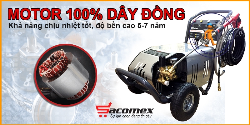 máy xịt rửa công nghiệp Lutian 2600PSI